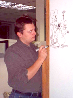 Dejan at work